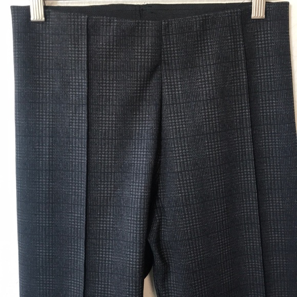 Zara High-rise Glen Check Plaid Trousers Grey - S - Picture 3 of 10
